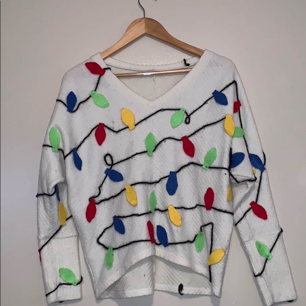 Handmade tacky Christmas sweater🎄